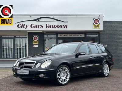 tweedehands Mercedes 280 E-KLASSE EstateAvantgarde 4-Matic automaat 232 pk youngtimer facelift model navigatie leder xenon climate ctr cruise ctr 1 eigenaar dealer onderhouden lmv 18 inch