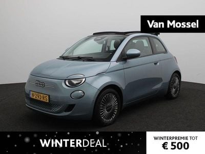 Blauw Occasion 2021 Fiat 500C Icon Cabriolet | € 16.940 (Goede deal)