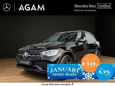 Zwart Occasion 2020 Mercedes GLC300 AMG line SUV | € 40.950 (Duur)