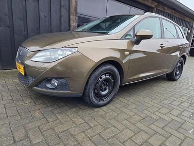 Bruin (metallic) Occasion 2011 Seat Ibiza ST Ecomotive Stationwagen | € 1.395 (Iets duurder)