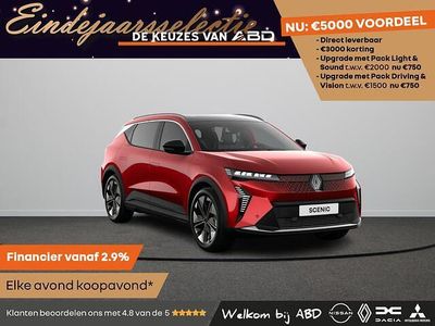 Rood Nieuw 2025 Renault Scenic E-Tech Techno SUV | € 46.765 (Eerlijke prijs)
