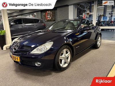 Blauw Occasion 2009 Mercedes SLK200 Prestige Cabriolet | € 14.950 (Eerlijke prijs)