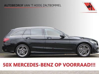 Zwart Occasion 2020 Mercedes C300e AMG line Stationwagen | € 28.900 (Iets duurder)