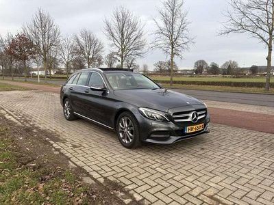 Grijs (metallic) Occasion 2015 Mercedes C180 Prestige Stationwagen | € 17.450 (Iets duurder)