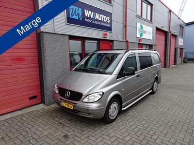 tweedehands Mercedes Vito 111 CDI 320 Lang DC luxe airco marge bus !!!!!!!!!