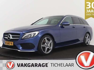 tweedehands Mercedes C180 Estate AMG Sport Edition | Uitklap Trekhaak | Navi