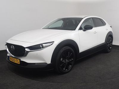 Snowflake white pearl (wit metallic) Occasion 2022 Mazda CX-30 Homura-Line SUV | € 28.940 (Eerlijke prijs)