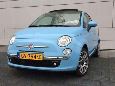 Blauw Occasion 2015 Fiat 500C Cabriolet | € 8.250 (Eerlijke prijs)