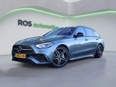 tweedehands Mercedes 200 C-KLASSE EstateLaunch Edition AMG Line | NL-AUTO | ACC | PANO | LASER LED | BURMESTER | 360 CAMERA | MEMORY SEATS |