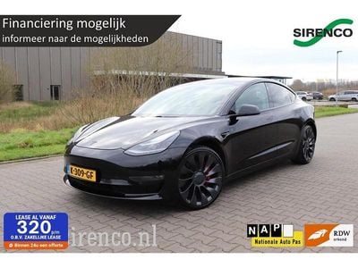 Zwart Gebruikt 2020 Tesla Model 3 Performance Sedan | € 23.949 (Eerlijke prijs)