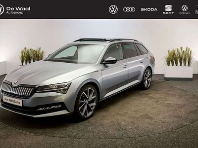 tweedehands Skoda Superb Combi 1.4 TSI 218pk DSG iV Sportline Business | Adaptive Cruise Control, 360 Graden Camera, Panoramadak, Trekhaak Zwenkbaar |