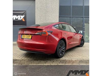 tweedehands Tesla Model 3 SR+ Rood MiC 60kwh SUBSIDIE MMX Pack RYZEN