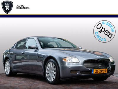 tweedehands Maserati Quattroporte 4.2 Leer Cruise Navigatie YOUNGTIMER 402 PK! Zondag a.s. ope