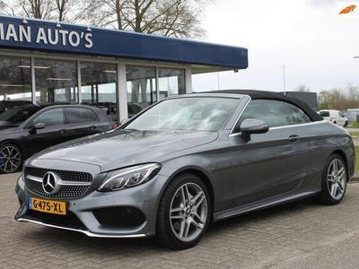 tweedehands Mercedes 200 C-KLASSE CabrioletAMG Line Ambition Greyline Huurkoop Inruil APK Garantie