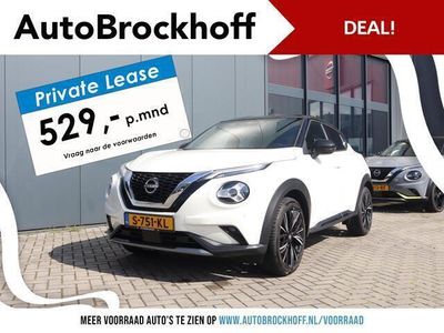 tweedehands Nissan Juke 1.0 DIG-T N-Design | Automaat | Navi | Leder | BOSE | 360 AVM | Pro Pilot | All Season Banden | PRIVATE LEASE