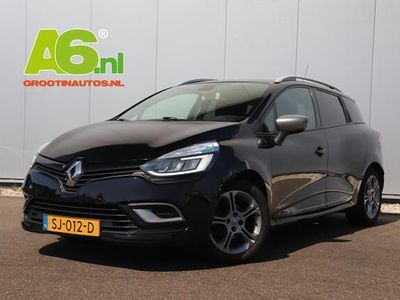 tweedehands Renault Clio IV Estate 0.9 TCe Intens GT-Line Trekhaak Keyless Full LED Navigatie DAB+ Clima Cruise PDC Bluetooth Bass Reflex