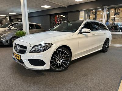 tweedehands Mercedes C220 Estate CDI Prestige AMG PAKKET LEER NAVI AFN TREKH