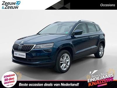 Lava blue metallic (blauw metallic) Gebruikt 2020 Skoda Karoq Business Line SUV | € 24.845 (Goede deal)