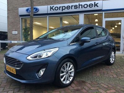 Blauw (metallic) Occasion 2019 Ford Fiesta Titanium Hatchback | € 16.450 (Iets duurder)