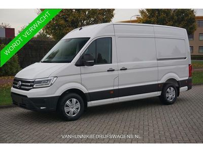 tweedehands VW Crafter 35 2.0 177 L3H3 AUT Navi, Camera, Gev. Stoel, Alarm, LED, 2x Schuifdeur!! NR. B21*