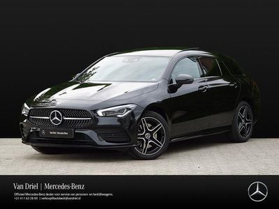 tweedehands Mercedes CLA250e Shooting Brake CLA-KLASSEAMG Line Verwacht 10-2023 | Panorama Sound Multibeam Dodehoek