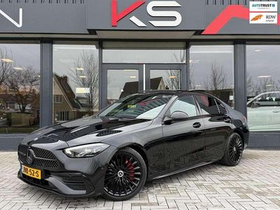 Occasion Mercedes C180 AMG line 170 PK (125 kW) 2022 Zwart Sedan