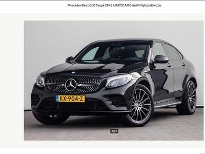 Occasion Mercedes GLC250 Ambition 204 PK (150 kW) 2017 Zwart Coupé