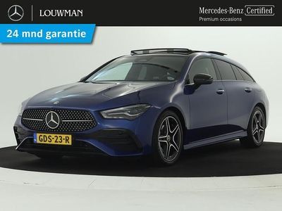 Blauw Occasion 2024 Mercedes CLA180 Shooting Brake AMG line Stationwagen | € 39.945 (Eerlijke prijs)