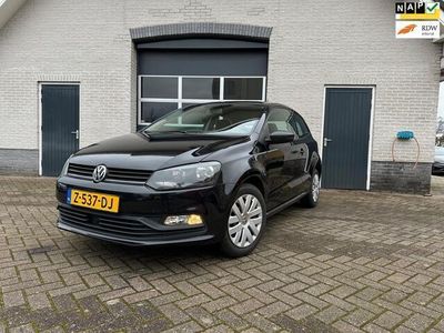 tweedehands VW Polo 1.0 BlueMotion - zwart - 2015 - airco