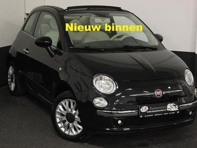 Zwart Occasion 2015 Fiat 500C Lounge Cabriolet | € 9.950 (Eerlijke prijs)