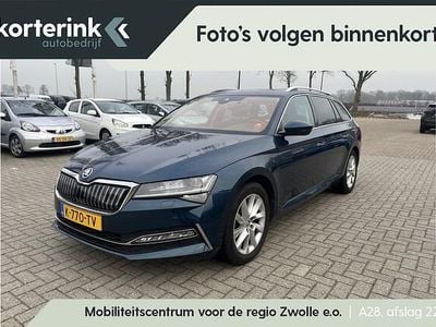 Blauw (metallic) Occasion 2021 Skoda Superb Business Line Stationwagen | € 23.950 (Eerlijke prijs)