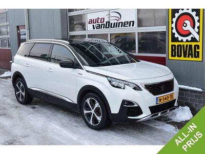 Wit Gebruikt 2018 Peugeot 5008 GT-line SUV | € 18.945 (Super prijs)