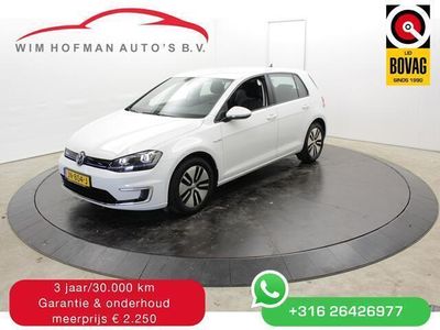 tweedehands VW e-Golf Navi Cruise 100% wegenbelastingvrij 2000,- subsidi