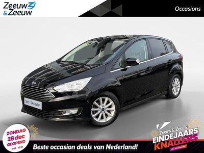Zwart Gebruikt 2016 Ford C-MAX Titanium MPV | € 8.450 (Eerlijke prijs)
