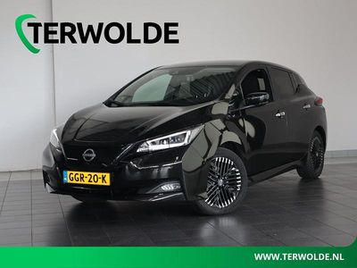 Zwart Occasion 2024 Nissan Leaf Tekna Hatchback | € 20.840 (Iets duurder)