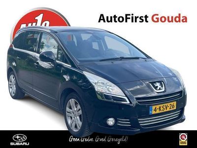tweedehands Peugeot 5008 1.6 THP Blue Lease Executive 7 Persoons Panoramadak Climate Control Cruise Control Trekhaak Privacy Glass 17inch LM Velgen