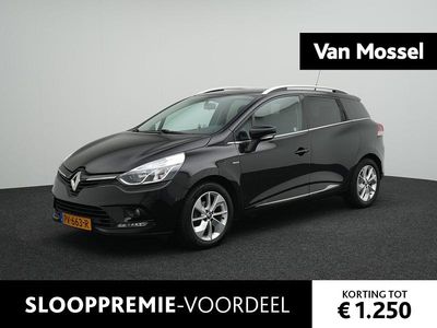Zwart Gebruikt 2017 Renault Clio GrandTour LIMITED Stationwagen | € 8.900 (Eerlijke prijs)
