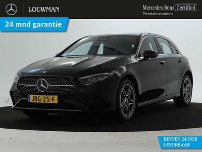 Zwart Gebruikt 2024 Mercedes A250 AMG line Hatchback | € 35.950 (Eerlijke prijs)