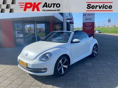 tweedehands VW Beetle Cabriolet 1.2 TSI Design BlueMotion | Navi | Leer