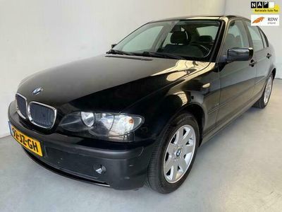 tweedehands BMW 316 3-SERIE i Black & Silver Climate+Cruise control (ZIJSCHADE)