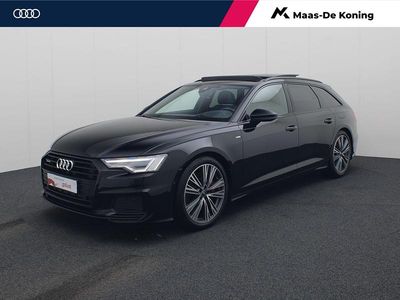 Zwart Occasion 2022 Audi A6 S-Line Stationwagen | € 47.440 (Duur)