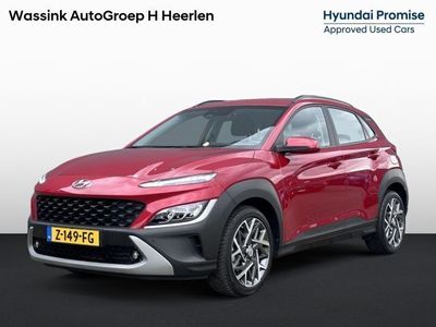 tweedehands Hyundai Kona 1.6 GDI HEV 141pk DCT Fashion Dynamic Pakket| Stoelverwarming | 18 inch LMV | LED