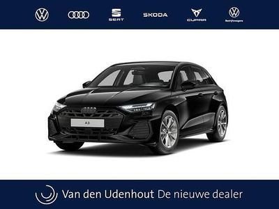 Zwart Nieuw 2025 Audi A3 Sportback Hatchback | € 47.959