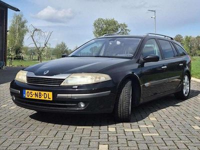 Zwart Gebruikt 2003 Renault Laguna II Dynamique Stationwagen | € 520 (Iets duurder)