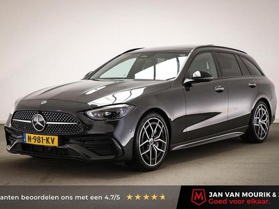 Grijs Occasion 2021 Mercedes C200 AMG line Stationwagen | € 37.695
