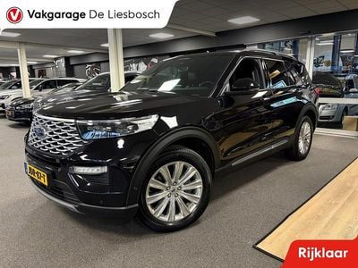 Zwart Gebruikt 2021 Ford Explorer Platinum SUV | € 41.950 (Eerlijke prijs)