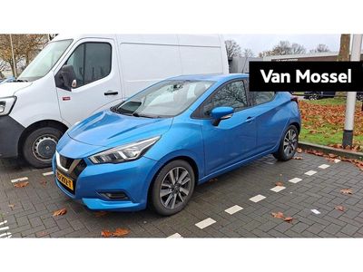 Occasion Nissan Micra Acenta 90 PK (66 kW) 2018 Blauw Hatchback