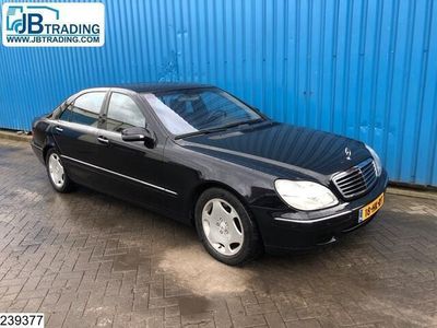 Zwart Gebruikt 2001 Mercedes S600 Sedan | € 19.900