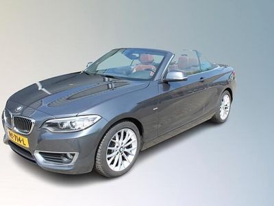 Occasion BMW 218 Luxury Line 136 PK (100 kW) 2017 Grijs Cabriolet