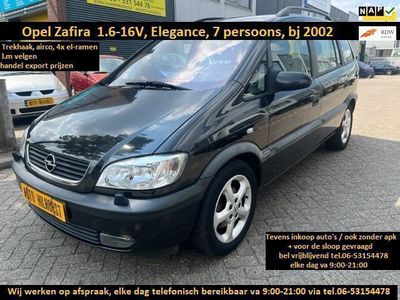 tweedehands Opel Zafira 1.6-16V Elegance / handel export, 7 persoons auto!!, wij werken uitsluitend op telefonische afspraak!!